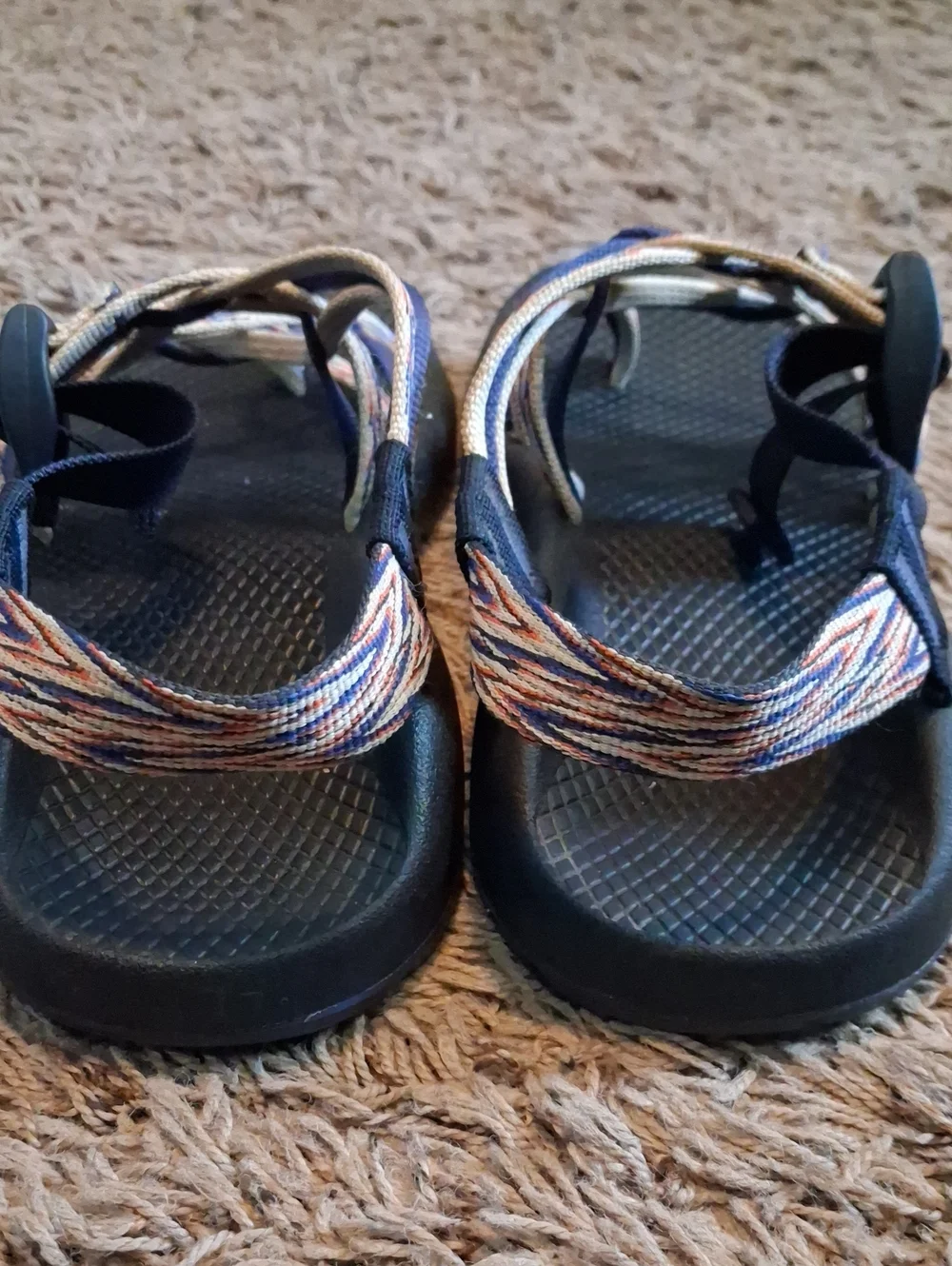 Chaco Women's Navy Multi-strap Classic Sandal's Strappy Size 7